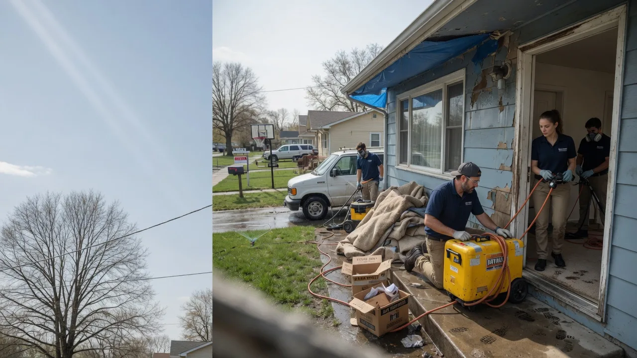 Basement Flood Cleanup in Dodd City, TX near me